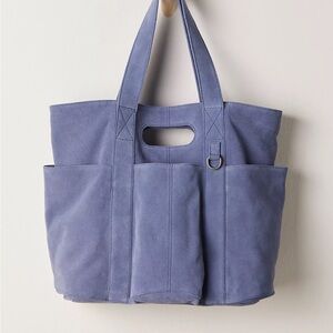 Free People Suede Caravan Tote NEW